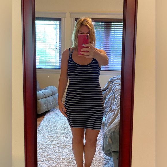 Garage Striped Summer Dress size M - Picture 2 of 7